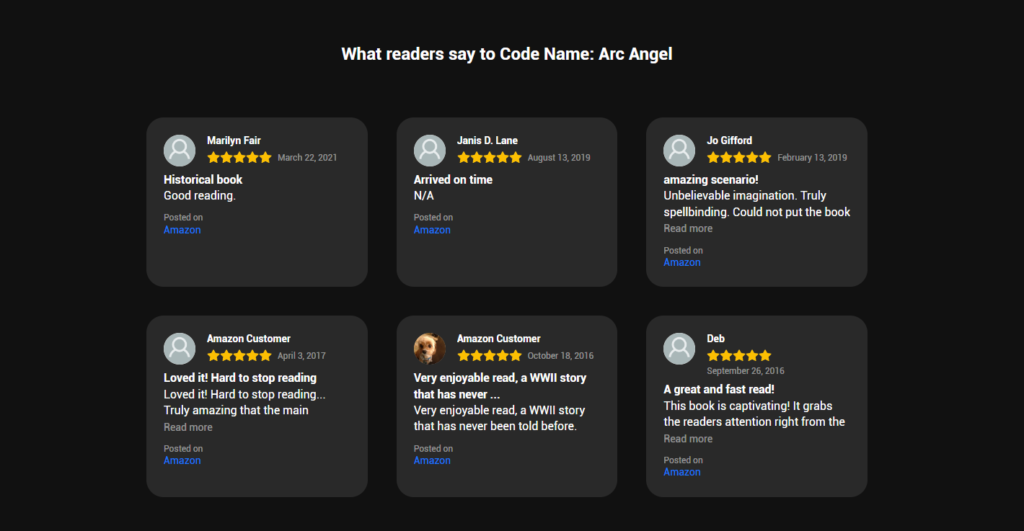 Code Name Arc Angel Amazon Review